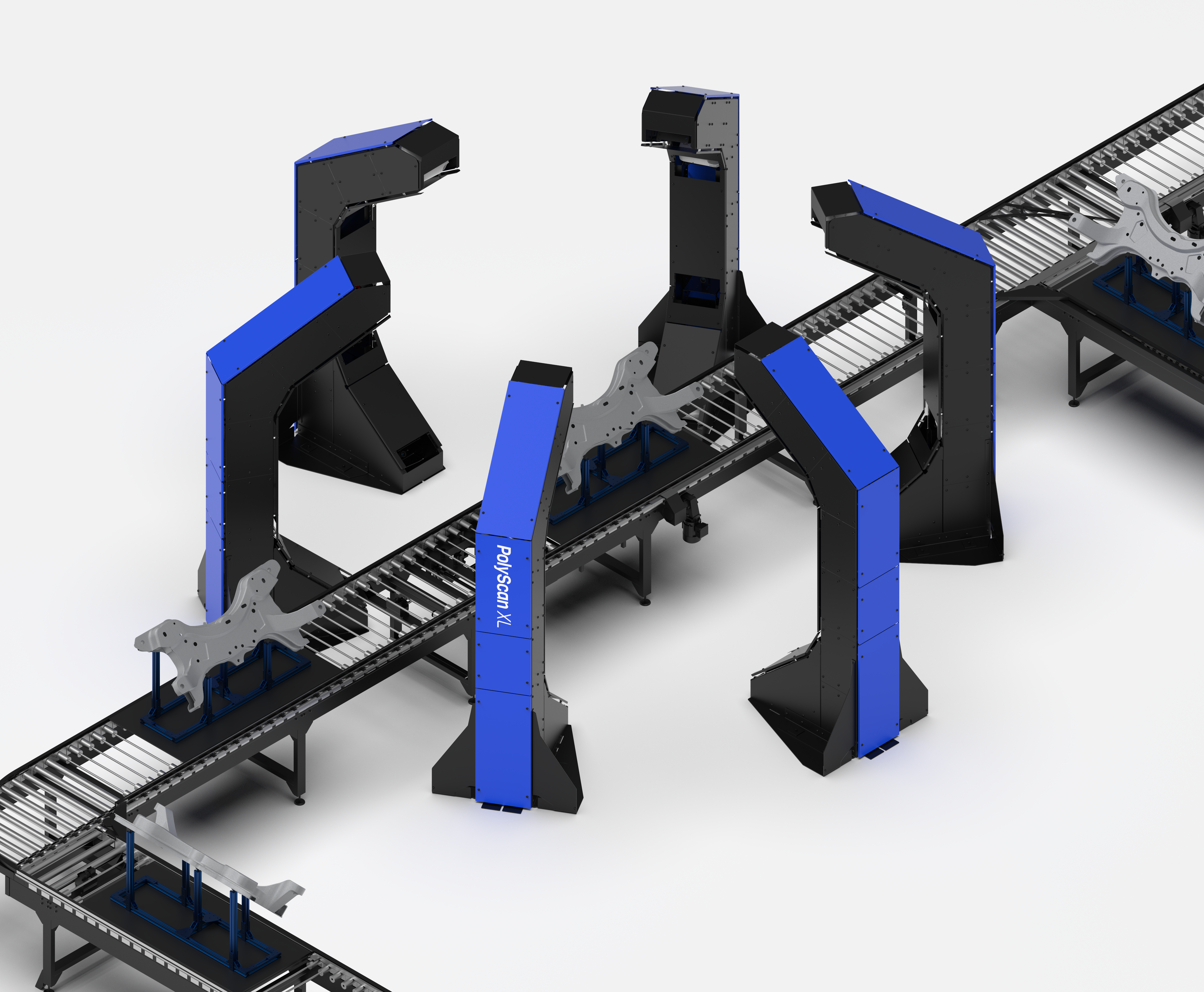 PolyScan inline system with engine cradle 